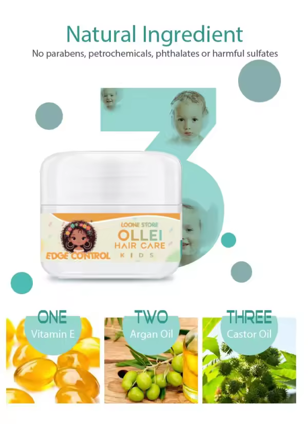 OLLEI HAIR Cre Kids - Gamme Complete (5 en 1)