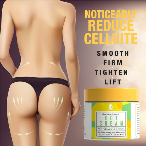 Anti Cellulite & Muscle Relaxation Hot Cream / Crème chauffante anti-cellulite et relaxante musculaire