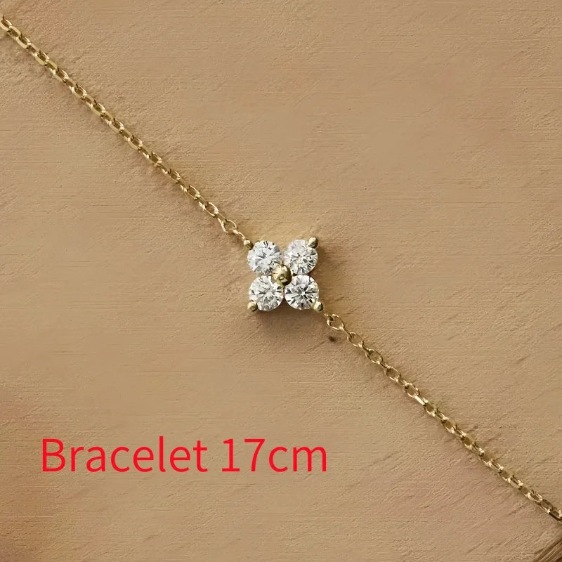 ROXI 100% 925 Sterling Silver Turquoise Crystal Petal Patter Pendant Necklaces For Women Delicate Wedding Jewelry Collar Mujer