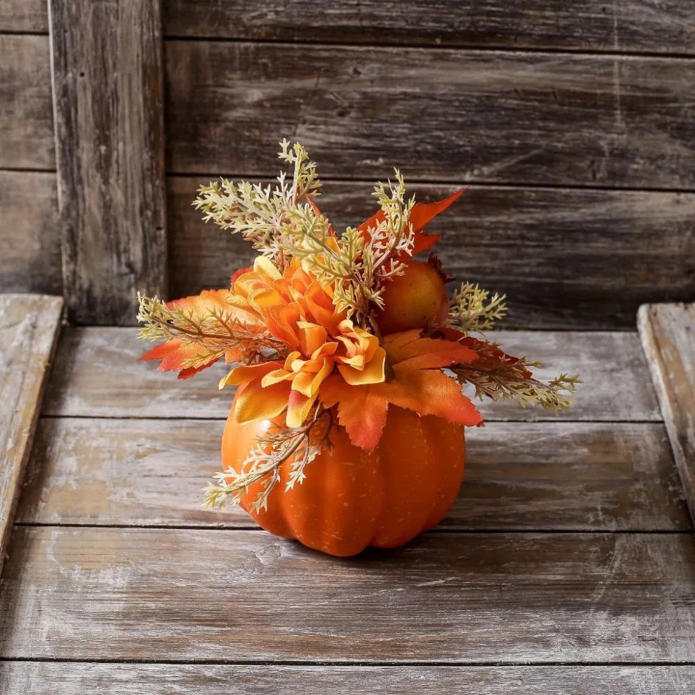 Décoration Citrouille Artificielle d’Automne – Centre de Table Thanksgiving